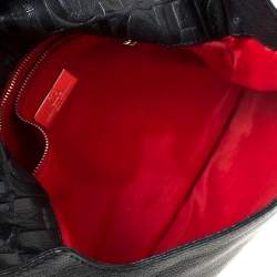 Pre Owned Carolina Herrera Black Leather Audrey Shoulder Bag