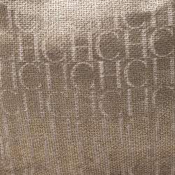 مملوكة مسبقًا حقيبة يد كارولينا هيريرا تويد و جلد ذهبي و بني