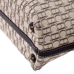 Pre Owned حقيبة يد كارولينا هيريرا "شوبر" كانفاس مونوغرامي متعدد الألوان