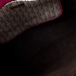 Pre Owned حقيبة يد كارولينا هيريرا "شوبر" كانفاس مونوغرامي متعدد الألوان