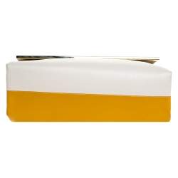 Carolina Herrera Bicolor Leather Top Handle Bag