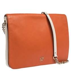 Pre Owned Carolina Herrera Multicolor Leather New Baltazar Flap Shoulder Bag