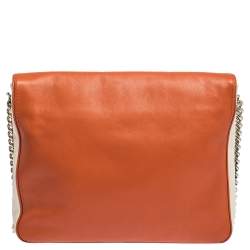 Pre Owned Carolina Herrera Multicolor Leather New Baltazar Flap Shoulder Bag