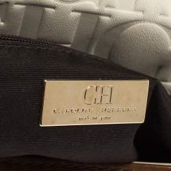 Pre Owned Carolina Herrera Multicolor Leather New Baltazar Flap Shoulder Bag