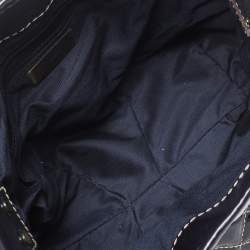 Pre Owned Carolina Herrera Eggplant Monogram Patent Leather Chain Tote