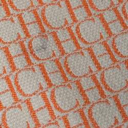 Pre Owned Carolina Herrera Brown Embossed Leather Andy Tote