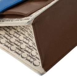 Pre Owned Carolina Herrera Multicolor Signature Coated Canvas and Leather Small Carry on Bandoulière Bag