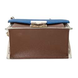 Pre Owned Carolina Herrera Multicolor Signature Coated Canvas and Leather Small Carry on Bandoulière Bag