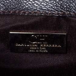 Pre Owned Carolina Herrera Multicolor Signature Coated Canvas and Leather Small Carry on Bandoulière Bag