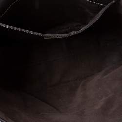 مملوكة مسبقًا Carolina Herrera Brown/Gold Monogram Leather Shopper Tote