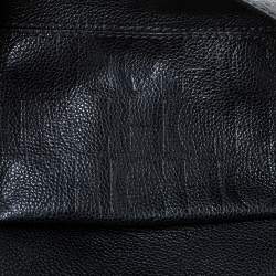 Pre Owned حقيبة كارولينا هيريرا مينوتو جلد أسود