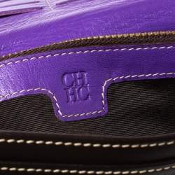 Carolina Herrera Dark Brown Flap Continental Wallet