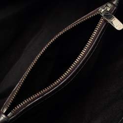 Pre Owned Carolina Herrera Metallic Quilted Leather Shopper Tote