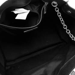 Pre Owned Carolina Herrera Multicolor Monogram Coated Canvas and Leather Front Pocket Tote