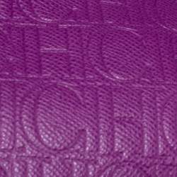 Pre Owned Carolina Herrera Purple Leather Minuetto Flap Top Handle Bag