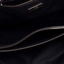 Pre Owned Carolina Herrera Black Quilted Leather Chain Tote