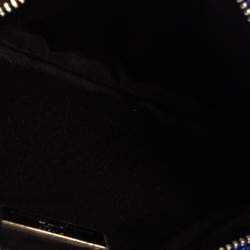 Pre Owned Carolina Herrera Blue Leather Crossbody Bag