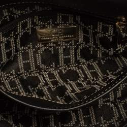 Pre Owned Carolina Herrera Black Quilted Leather Clutch