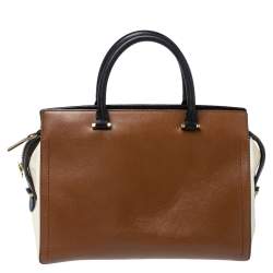 Pre Owned Carolina Herrera Multicolor Leather Zip Tote