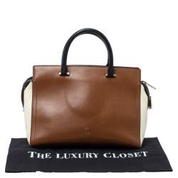 Pre Owned Carolina Herrera Multicolor Leather Zip Tote