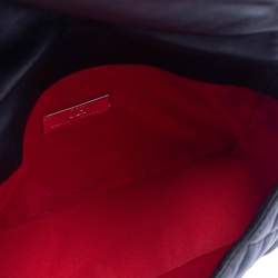 Pre Owned Carolina Herrera Black Quilted Leather Flap Chain Shoulder Bag