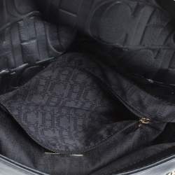 Pre Owned Carolina Herrera Black Leather New Baltazar Flap Shoulder Bag