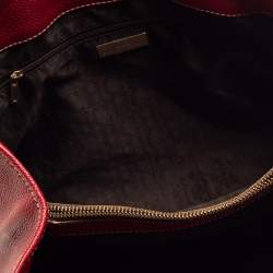 Pre Owned Carolina Herrera Red Leather Matteo Tote