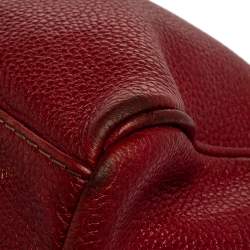 Pre Owned Carolina Herrera Red Leather Matteo Tote