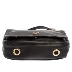 Pre Owned Carolina Herrera Black Leather New Baltazar Shoulder Bag