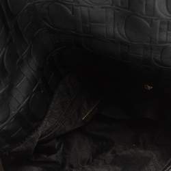 Pre Owned Carolina Herrera Black Leather New Baltazar Shoulder Bag