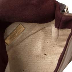 Carolina Herrera Bicolor Leather Top Handle Bag