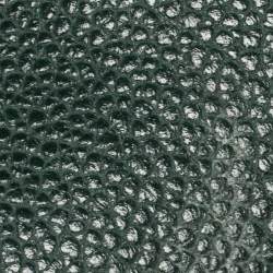 Pre Owned Carolina Herrera Green Leather Flap Tote