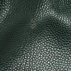 Pre Owned Carolina Herrera Green Leather Flap Tote