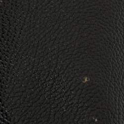 Carolina Herrera Black Leather Minueto Top Handle Bag