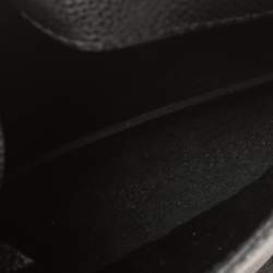 Carolina Herrera Black Leather Minueto Top Handle Bag
