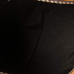 Pre Owned Carolina Herrera Multicolor Monogram Leather and Suede Tassel Hobo