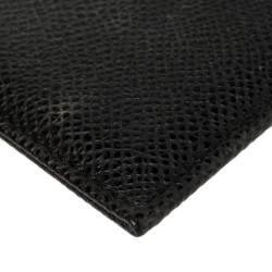 Pre Owned حافظة بطاقات كارولينا هيريرا جلد أسود و أحمر