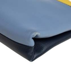 Pre Owned Carolina Herrera Multicolor Leather Crossbody Bag