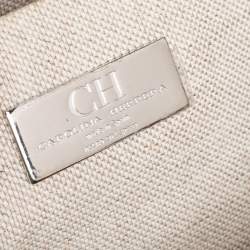 Pre Owned Carolina Herrera Multicolor Leather Crossbody Bag