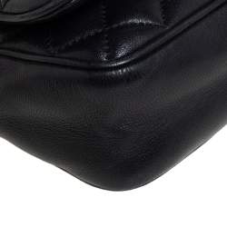 Pre Owned Carolina Herrera Quilted Leather Chain Crossbody Bag