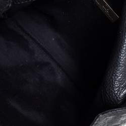 Pre Owned Carolina Herrera Black Leather Audrey Shoulder Bag