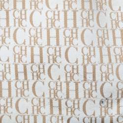 Pre Owned Carolina Herrera Brown Monogram Leather Medium Andy Boston Bag