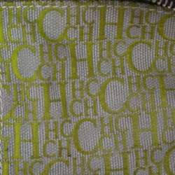 Pre Owned Carolina Herrera Pink/Beige Leather Andy Satchel