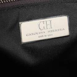 Pre Owned Carolina Herrera Brown Leather Matteo Tote