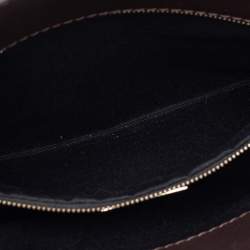 مملوكة مسبقًا CH Carolina Herrera Black/ Brown Leather Tote