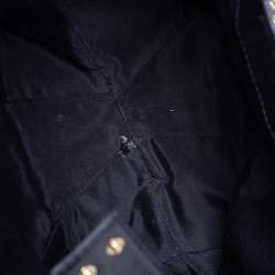 Pre Owned Carolina Herrera Purple Croc Embossed Patent Leather Logo Chain Shoulder Bag