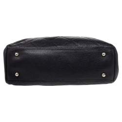 Pre Owned Carolina Herrera Black Leather Chain Shoulder Bag