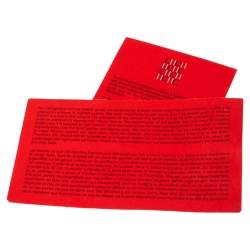 Pre Owned Carolina Herrera Red Monogram Leather Matryoshka Tote