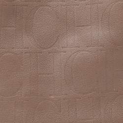 Pre Owned Carolina Herrera Beige Monogram Leather Matryoshka Tote