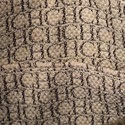 Pre Owned حقيبة بوسطون كارولينا هيريرا اندي جلد منقوش مونوغرامي فوشيا